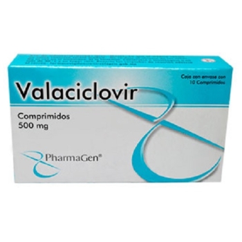 VALACICLOVIR 10TABLETAS  500MG