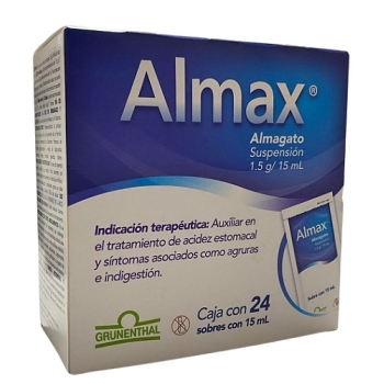 ALMAX (ALMAGATO) 1.5 / 15GML 24SACHETS (THIS PRODUCT ONLY AVAILABLE FOR CUSTOMERS WITHIN MEXICO)