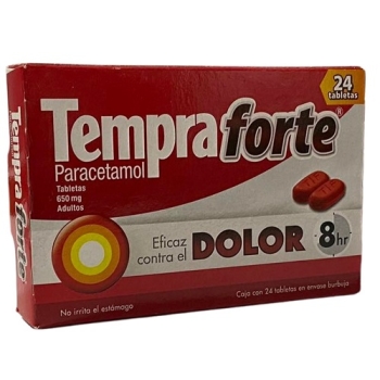 TEMPRA FORTE (PARACETAMOL) 24 TABS 650MG