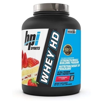 BPI WHEY-HD 4.1 LBS STRAWBERRY CAKE