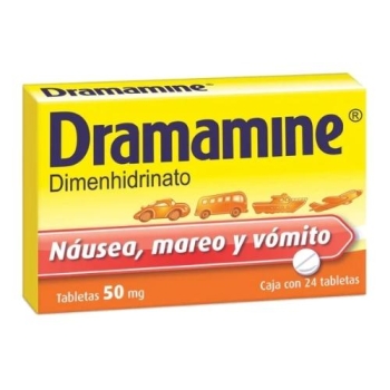 DRAMAMINE (DIMENHYDRINATE) 50MG 24TAB