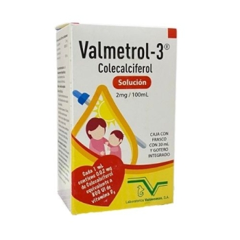 VALMETROL-3 (COLECALCIFEROL) SOLUCIÓN 2MG/100ML