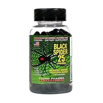 BLACK SPIDER-25  100 CAPS