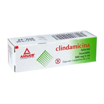 CLINDAMICINA 300MG 2ML INY ( Este articulo no puede ser enviado fuera de Mexico )