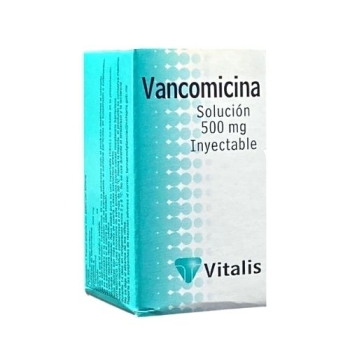 VANCOMICINA VITALIS INY IV AMP 500 MG