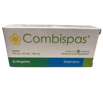 COMBISPAS (HERBAL MEDICATION) 105MG/25MG/180MG 30 TAB