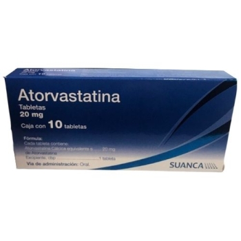 Atorvastatin 20mg 10 Tab