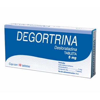 DEGORTRINA (DESLORATADINA) 5MG 10TABS