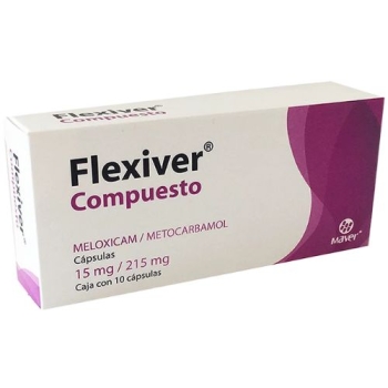 FLEXIVER COMPUESTO (MELOXICAM / METOCARBAMOL) 15MG / 215MG