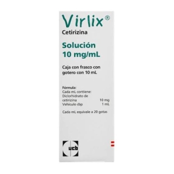 VIRLIX (CETIRIZINE) 10/ML SOLUTION *THIS PRODUCT IS AVAILABLE ONLY TO CUSTOMERS WITHIN  MEXICO*