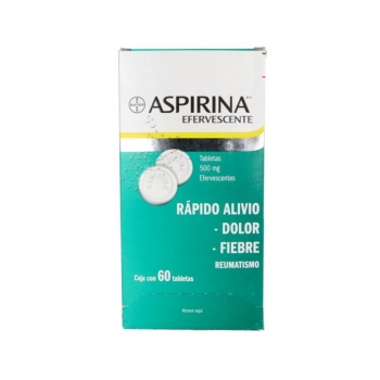 ASPIRINA EFERVESCENTE (ACETYLSALICYLIC ACID) 500MG 60TABS