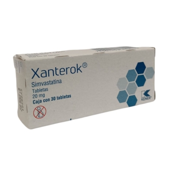 XANTEROK (SIMVASTATINA) 20MG 30 TABS