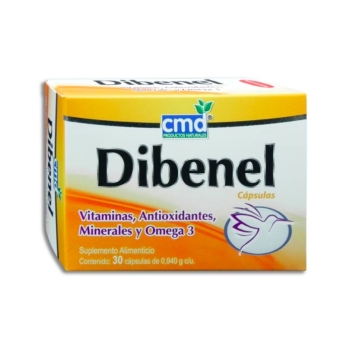 DIBENEL (VITAMINAS, ANTIOXIDANTES, MINERALES, OMEGA 3) 30CAPSULAS 0,940G