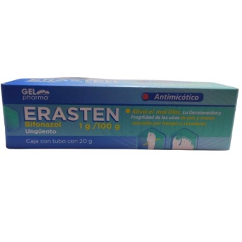 ERASTEN (BIFONAZOLE) 1G/100G BOX WITH TUBE WITH 20G