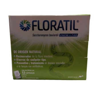 FLORATIL (SACCHARONYCES BOULARDII)  250MG 12 CAPSULAS