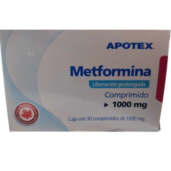 APOTEX (METFORMIN) 1000MG 30 TABLETS ER