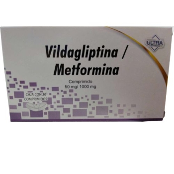 VILDAGLIPTIN / METFORMIN 50MG / 1000MG 30 TABS