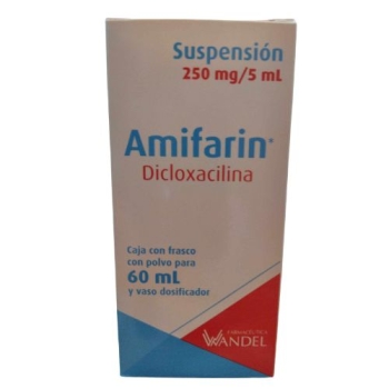 AMIFARIN (DICLOXACYLINE) 250 MG / 5 ML