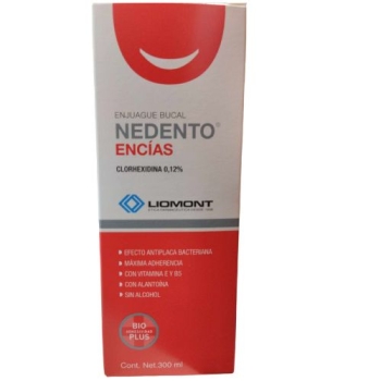 NEDENTO GUMS (CHLORHEXIDINE) 0.12% 300ML - THIS PRODUCT IS ONLY AVAILABLE IN MEXICO