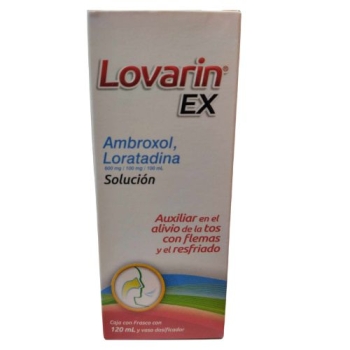 LOVARIN EX SOLUTION (AMBROXOL-LORATADINE) 120ML - THIS PRODUCT IS ONLY AVAILABLE IN MEXICO