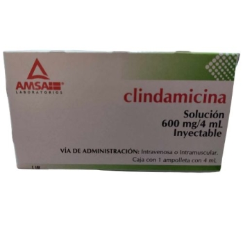 CLINDAMICIN 600MG/4ML 1 VIALS - THIS PRODUCT IS ONLY AVAILABLE IN MEXICO