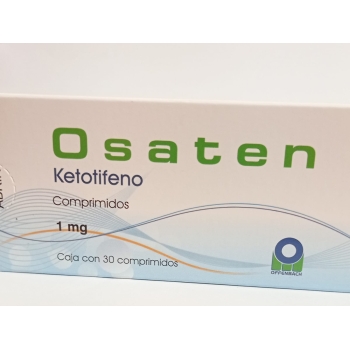 OSATEN (KETOTIFENE) 1 MG WITH 30 TABLETS