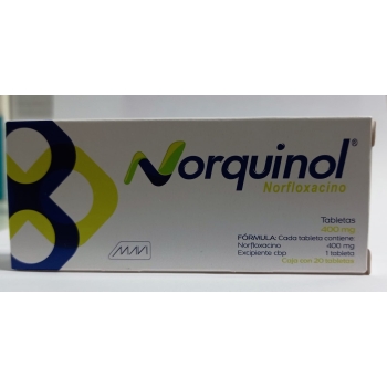 NORQUINOL (NORFLOXACIN) 400MG 20 TABLETS