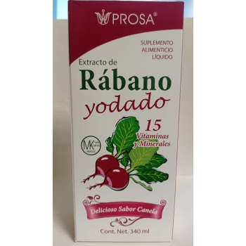 IODIZED RADISH EXTRACT 340ML THIS PRODUCT IS ONLY AVAILABLE IN MEXICO