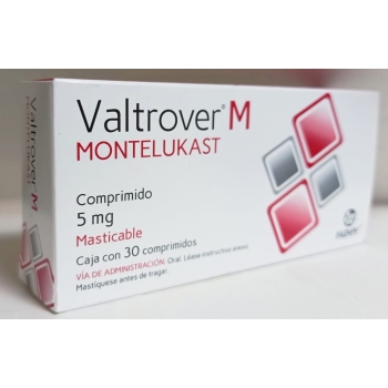 VALTROVER M (MONTELUKAST) 5MG C/30 COMPRIMIDOS MASTICABLE