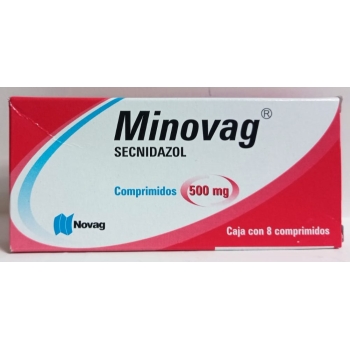 MINOVAG (SECNIDAZOL) 500MG CON 8 COMPRIMIDOS