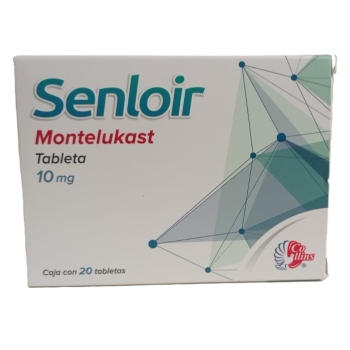 SENLOIR (MONTELUKAST) 10MG 20 TABLETAS