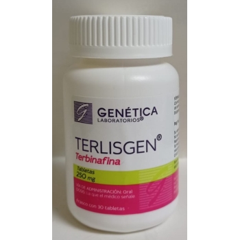 TERLISGEN (TERBINAFINA) 250MG CON 30 TABLETAS