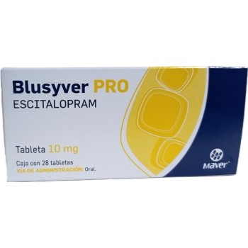 BLUSYVER PRO (ESCITALOPRAM) 10MG C/28 TABLETAS