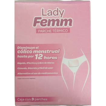 LADY FEMM THERMAL PATCH WITH 3 PATCHES