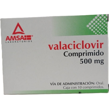 VALACICLOVIR (AMSA) 500MG 10 TABLETS