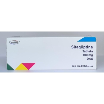 SITAGLIPTINA (JANUVIA) 100MG camber CON 28 TABLETAS