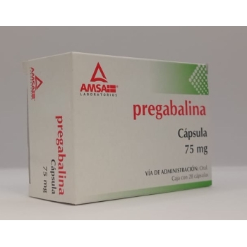 PREGABALIN (AMSA) 75MG 28 CAPSULES