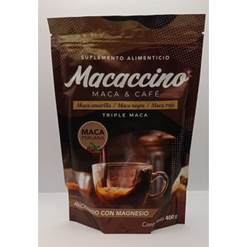 MACACCINO (MACA PERUANA) CAFE POLVO 400G