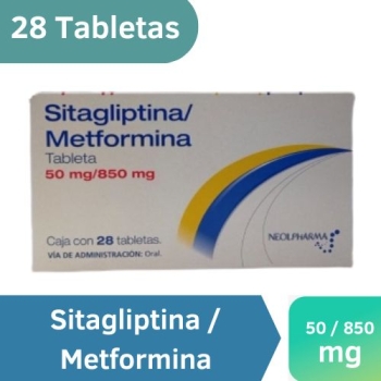 SITAGLIPTIN/METFORMIN (Neolpharma) 50MG/850MG C/28 TABLETS