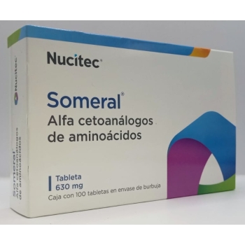 SOMERAL (alpha keto amino acid analogues) 630mg 100 tablets