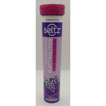 J.L.P. c/ELECTROLITOS (Seltz) c/13 TABS. EFERVS. Sabor Uva 6.2 G.