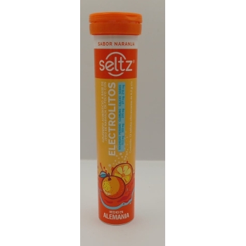 J.N.P. c/ELECTROLYTES (Seltz) c/13 TABS. EFERVS. Orange Flavor 6.2 G.