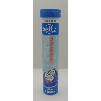 J.L.P. c/ELECTROLITOS (Seltz) c/13 TABS EFERVS. Sabor Coco 6.2 G.