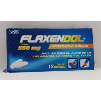 FLAXEDOL (NAPROXEN) 550MG WITH 12 TABLETS