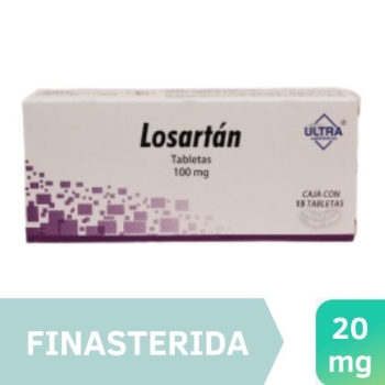 LOSARTAN (ULTRA) 100MG  15TABLETAS