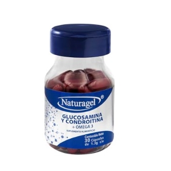 GLUCOSAMINE AND CHONDROITIN+OMEGA 3+TURCUMA 1.3G 30 CAP