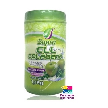 SUPRA CLL COLAGENO MANZANA VERDE 1,1KG