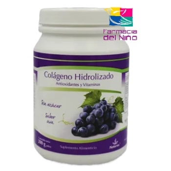 COLAGENO HIDROLIZADO SIN AZUCAR UVA 200G POLVO