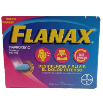 FLANAX (NAPROXEN SODIUM) 550MG 12TAB