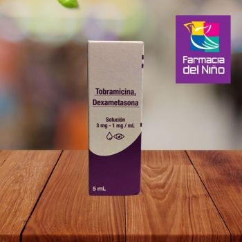 Tobramicina, Dexametasona (Grin) 3mg,1mg Solucion Oftalmica 5ml